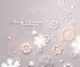 Christmas Winter Backgrounds Vector 01