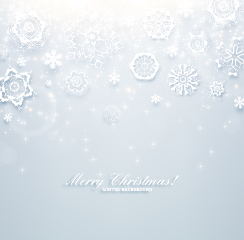 Christmas Winter Backgrounds Vector 03
