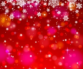 Vector Winter snowflakes background 02