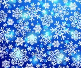 Vector Winter snowflakes background 01 free download