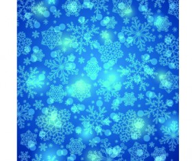 Vector Winter snowflakes background 05