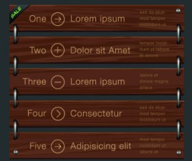 Wooden blinds vector