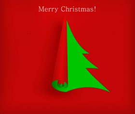 2014 Xmas red background vector set 01