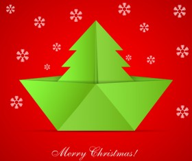 2014 Xmas red background vector set 03