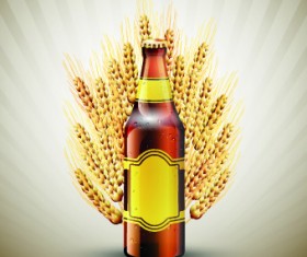 Creative beer poster vector set 02