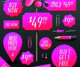Big sale price tag creative vector 05