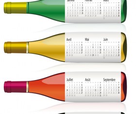 Exquisite 2014 calendars creative design vector 05