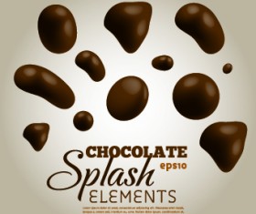 Creative Chocolate vector background illustration 04