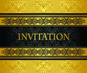 Golden luxury frame vector graphics 04