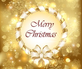 luxurious Christmas New Year baubles vector background 01