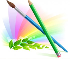 Vector Palette and brushes set 02