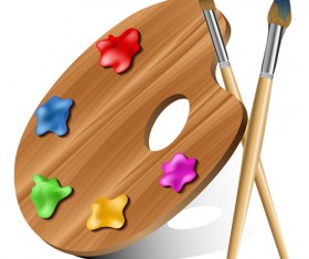 Vector Palette and brushes set 03