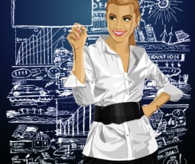 Modern people design vector set 01