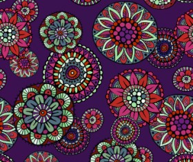 Decorative seamless pattern vector 03