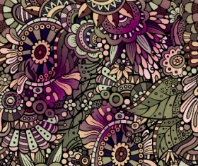 Decorative seamless pattern vector 05