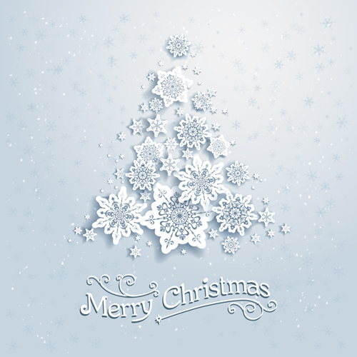 Beautiful snowflakes christmas backgrounds vector 04