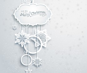 Beautiful snowflakes christmas backgrounds vector 05