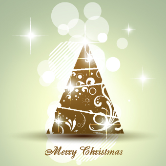 2014 Abstract Christmas tree design vector 13