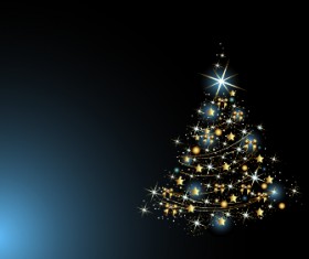 2014 Abstract Christmas tree design vector 16