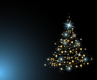 2014 Abstract Christmas tree design vector 16