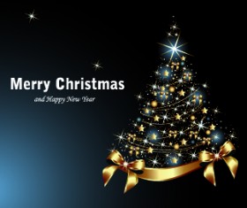 2014 Abstract Christmas tree design vector 17