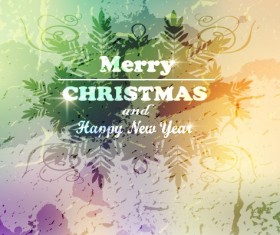 2014 Christmas and New Year grunge vector backgrounds 01