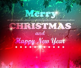 2014 Christmas and New Year grunge vector backgrounds 03