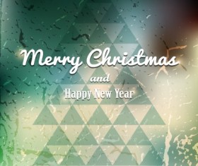 2014 Christmas and New Year grunge vector backgrounds 04