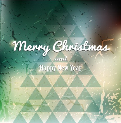 2014 Christmas and New Year grunge vector backgrounds 04
