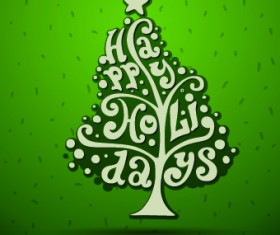 2014 Christmas elements with dot backgrounds 03