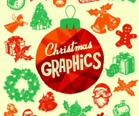 2014 Christmas vintage decoration set 03