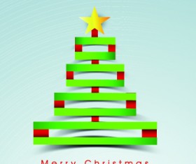 2014 Funny Christmas tree design vector 01