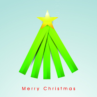 2014 Funny Christmas tree design vector 03
