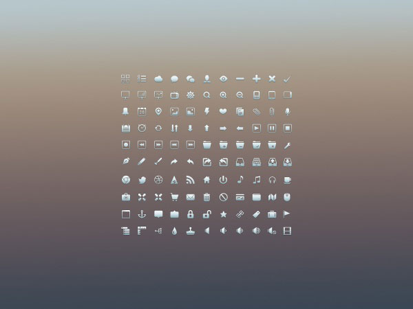 Exclusive media psd icons