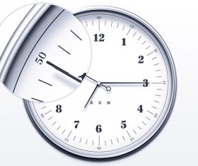 Simple Clock PSD graphics