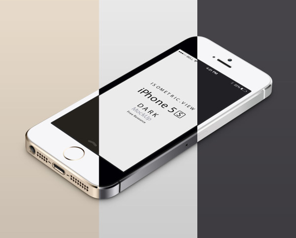 iPhone 5S psd graphics