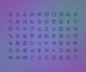 70 kind mini web free icons psd