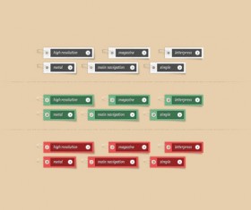 Delicate tags Layered PSD