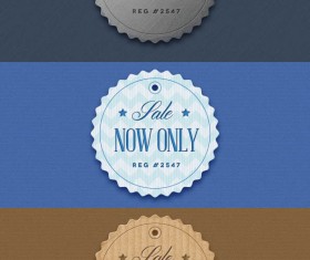 Exquisite vintage labels psd