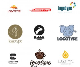 Cute creative psd logos