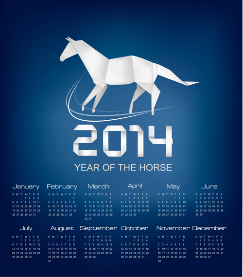Calendar 2014 vector huge collection 107