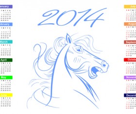 Calendar 2014 vector huge collection 108