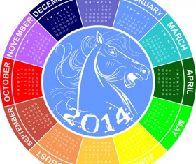 Calendar 2014 vector huge collection 109