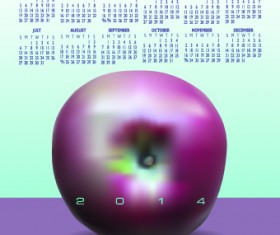 Calendar 2014 vector huge collection 110