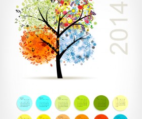 Calendar 2014 vector huge collection 121