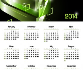Calendar 2014 vector huge collection 125