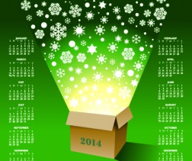 Calendar 2014 vector huge collection 128