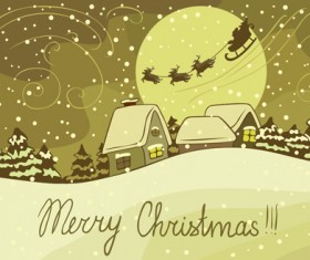 Christmas Snow background vector