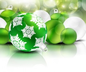 2014 Christmas colored baubles design vector 03