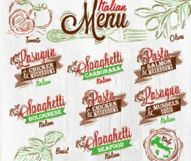 Vintage coffee menu typographic design vector 02